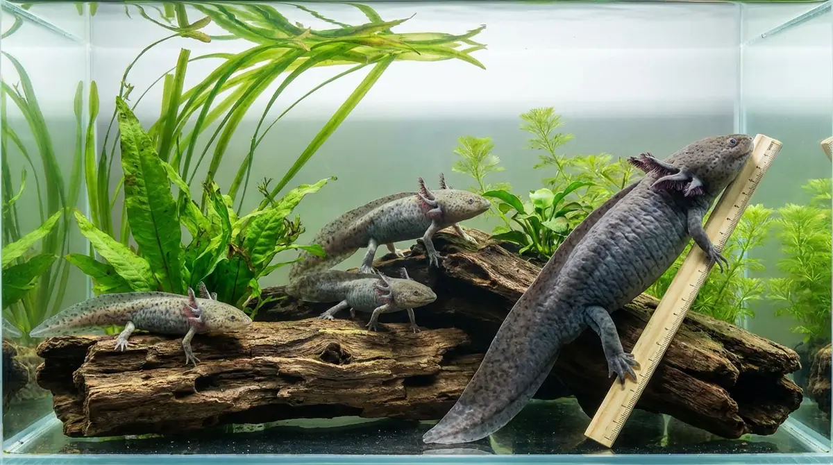 ウーパールーパーの寿命と成長サイズ|選ぶ前に知っておきたい基礎知識