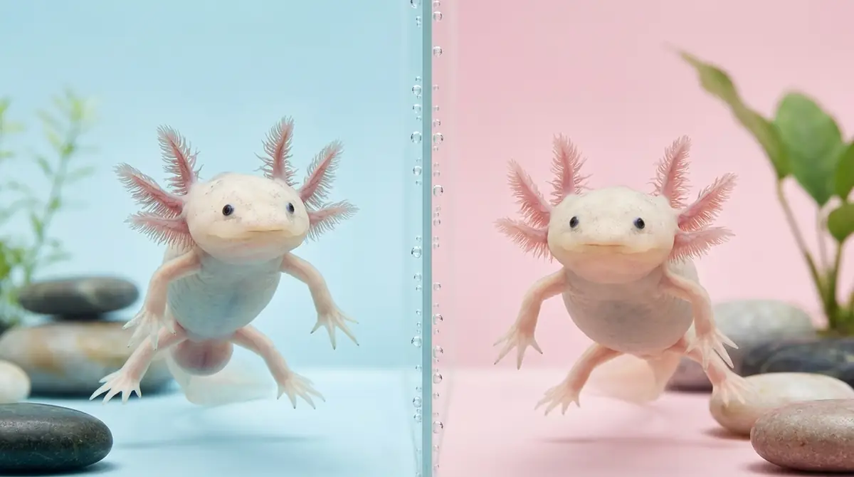 ウーパールーパーのオスとメスの違いを徹底比較