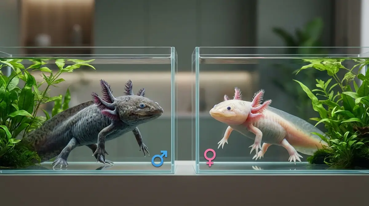 ウーパールーパーはオスとメスどちらが飼いやすい？