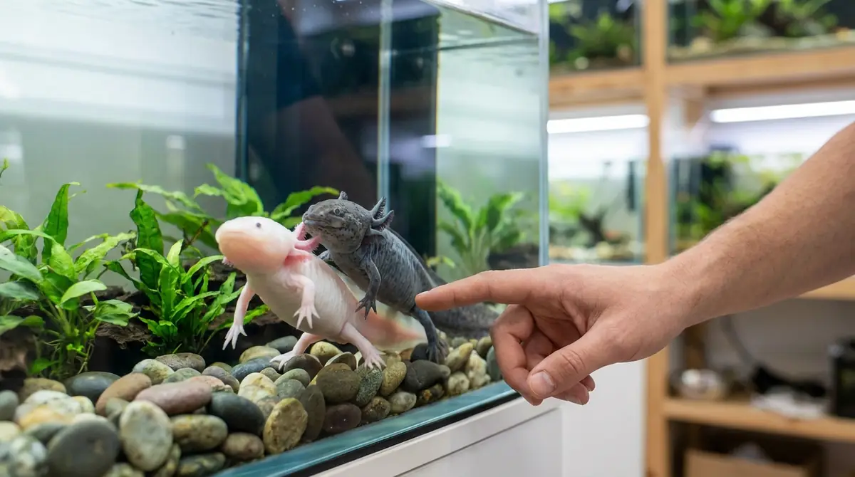 【購入前に確認】ショップでウーパールーパーの性別を見分けるコツ