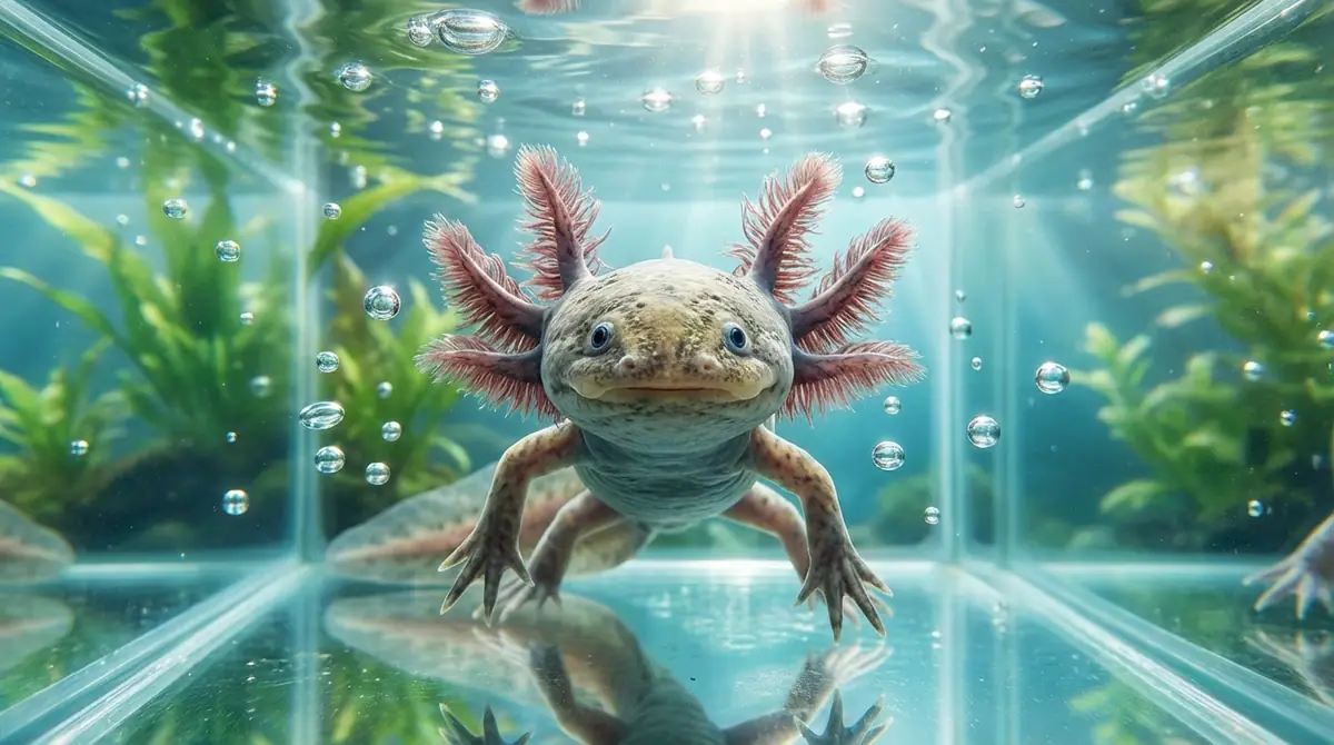 ウーパールーパーの呼吸の仕組みと酸素の関係