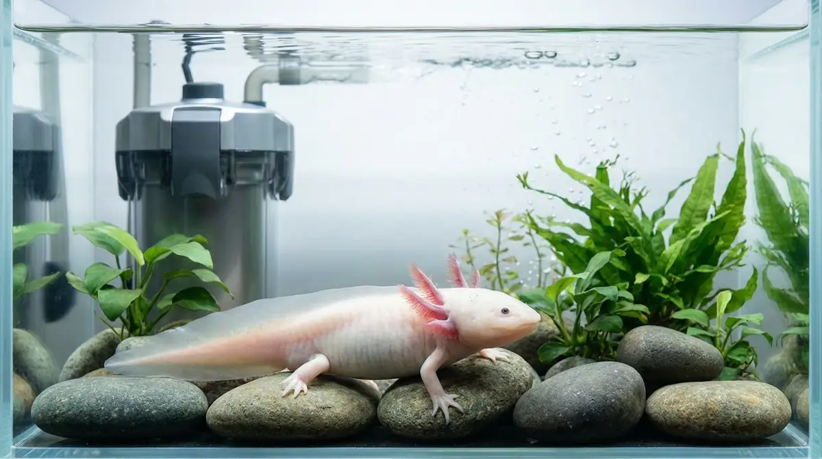 ウーパールーパーにろ過は必要?3つの理由で解説