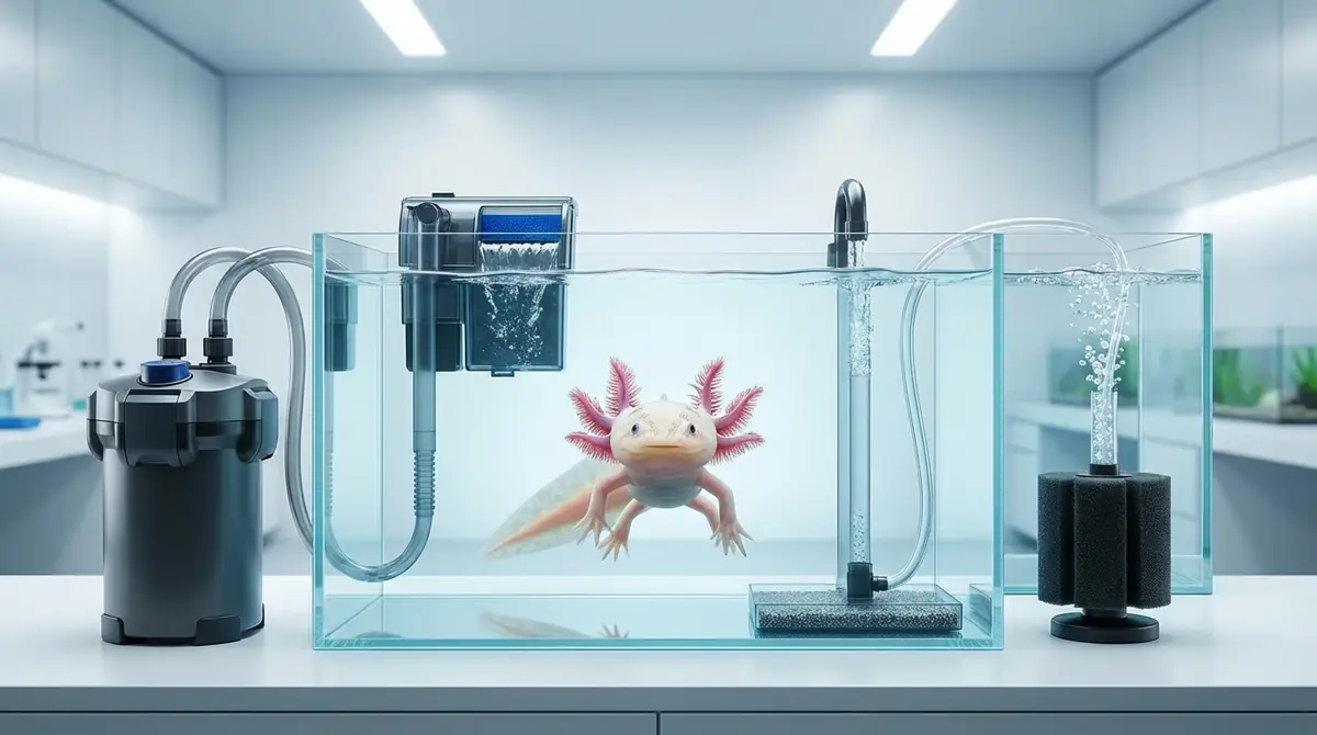 ウーパールーパー向けろ過フィルター4タイプを徹底比較