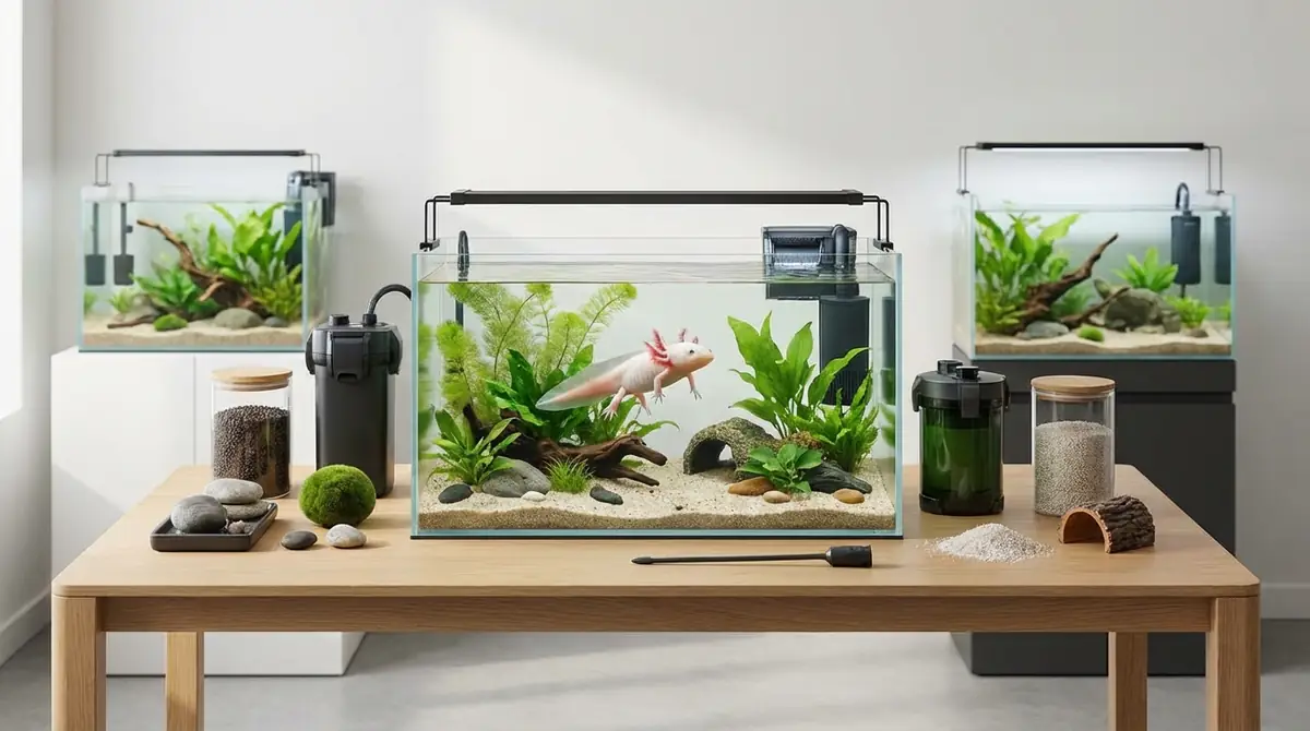 まとめ|ウーパールーパー水槽セット選びのポイント