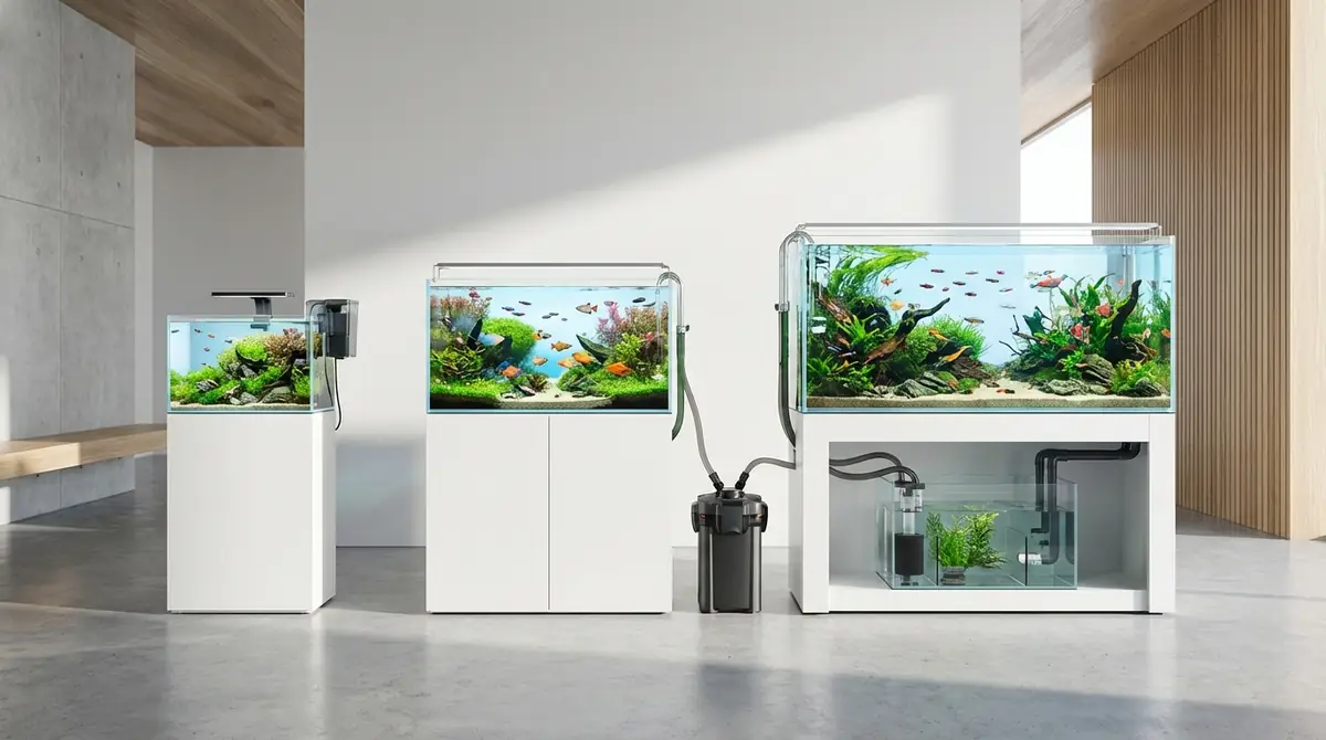 【水槽サイズ別】おすすめフィルター早見表