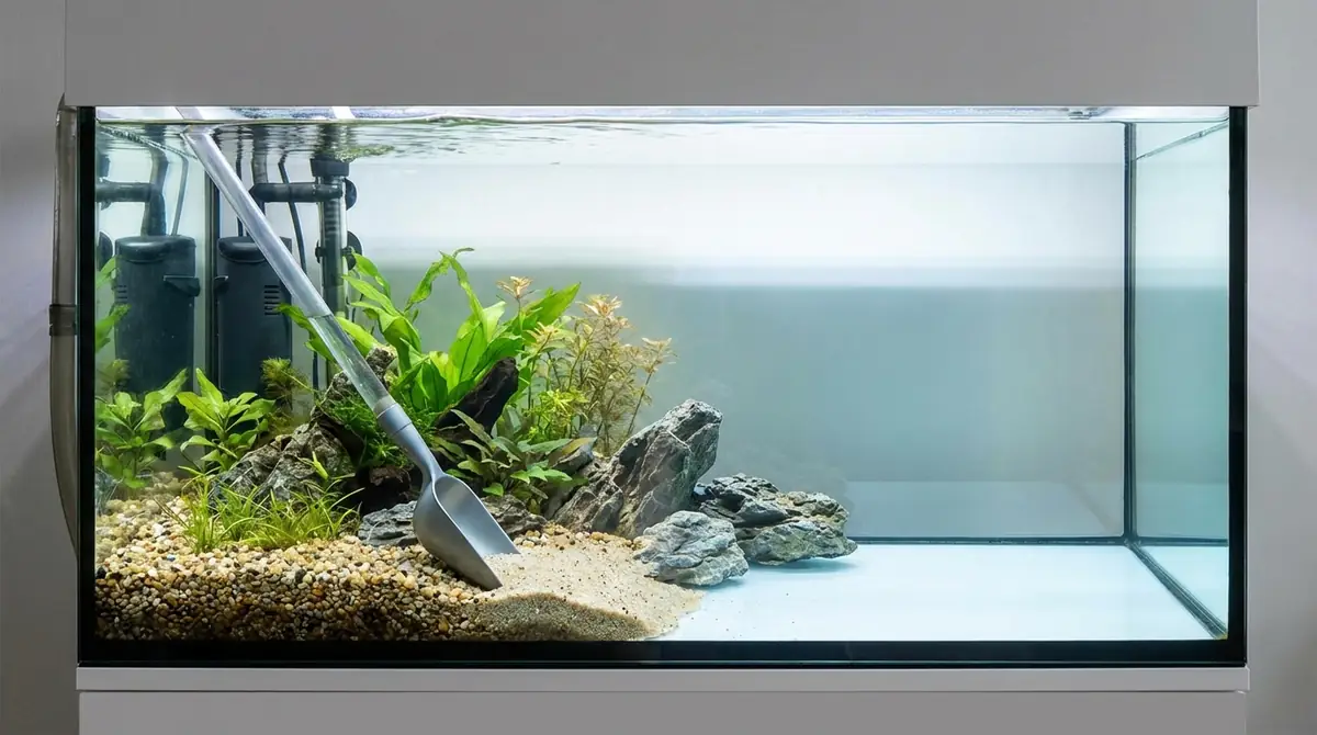 底砂ありからベアタンクへ移行する手順と注意点