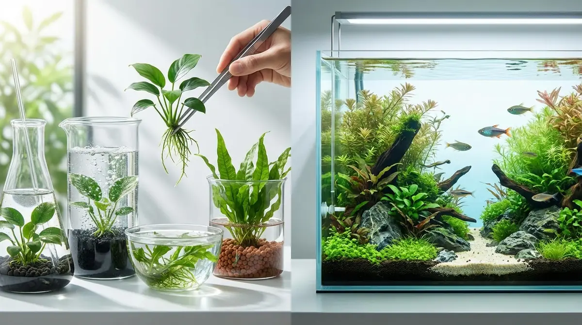 水草を入れる前にやるべき農薬処理の方法