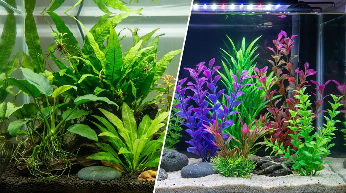 本物の水草vs人工水草|どちらを選ぶべき?