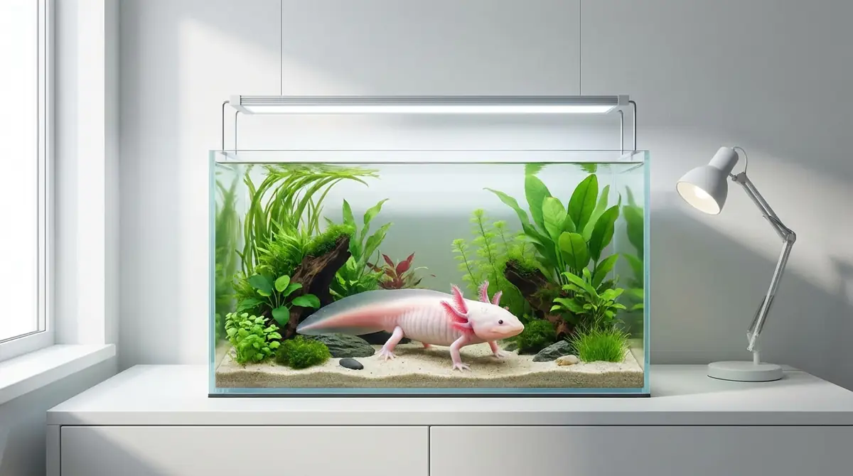 ウーパールーパー用の照明選びで失敗しない3つのポイント