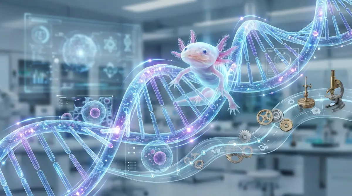 ウーパールーパーのゲノム基礎知識｜サイズ・遺伝子数・解読の歴史