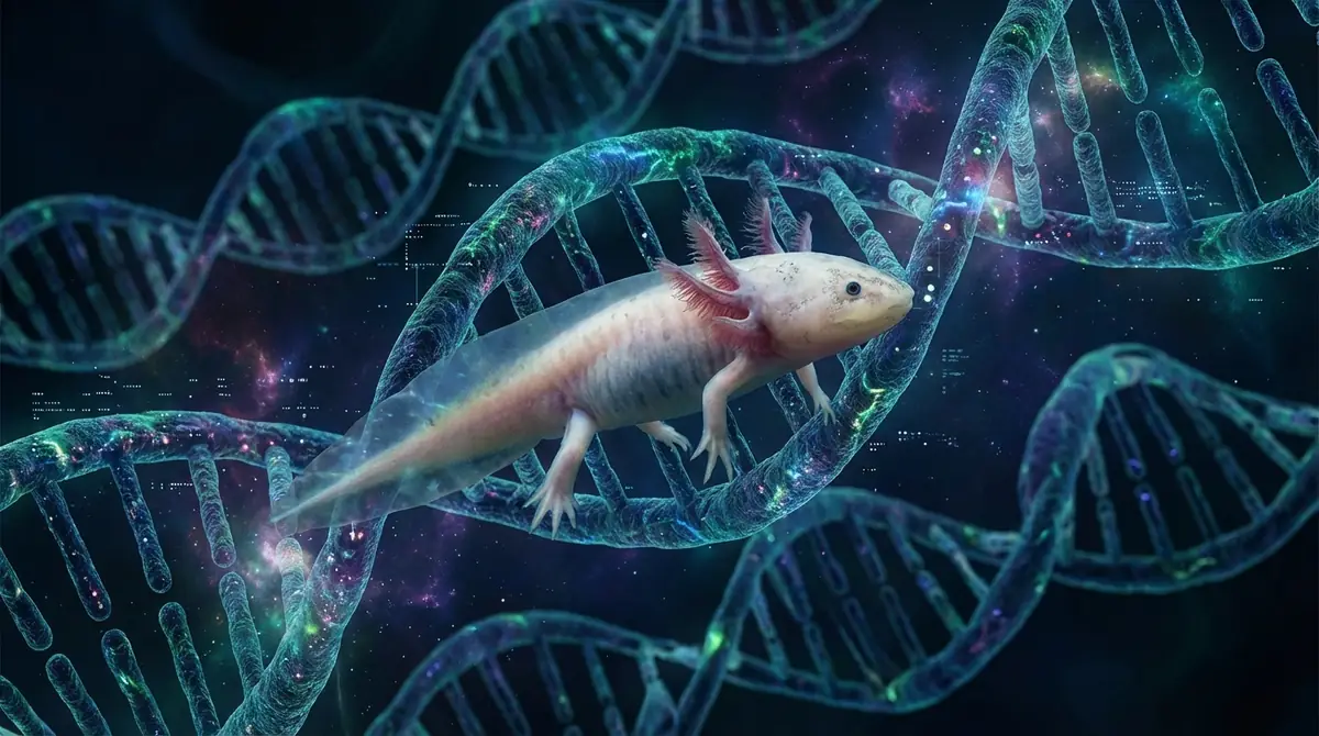 なぜウーパールーパーのゲノムはここまで巨大なのか