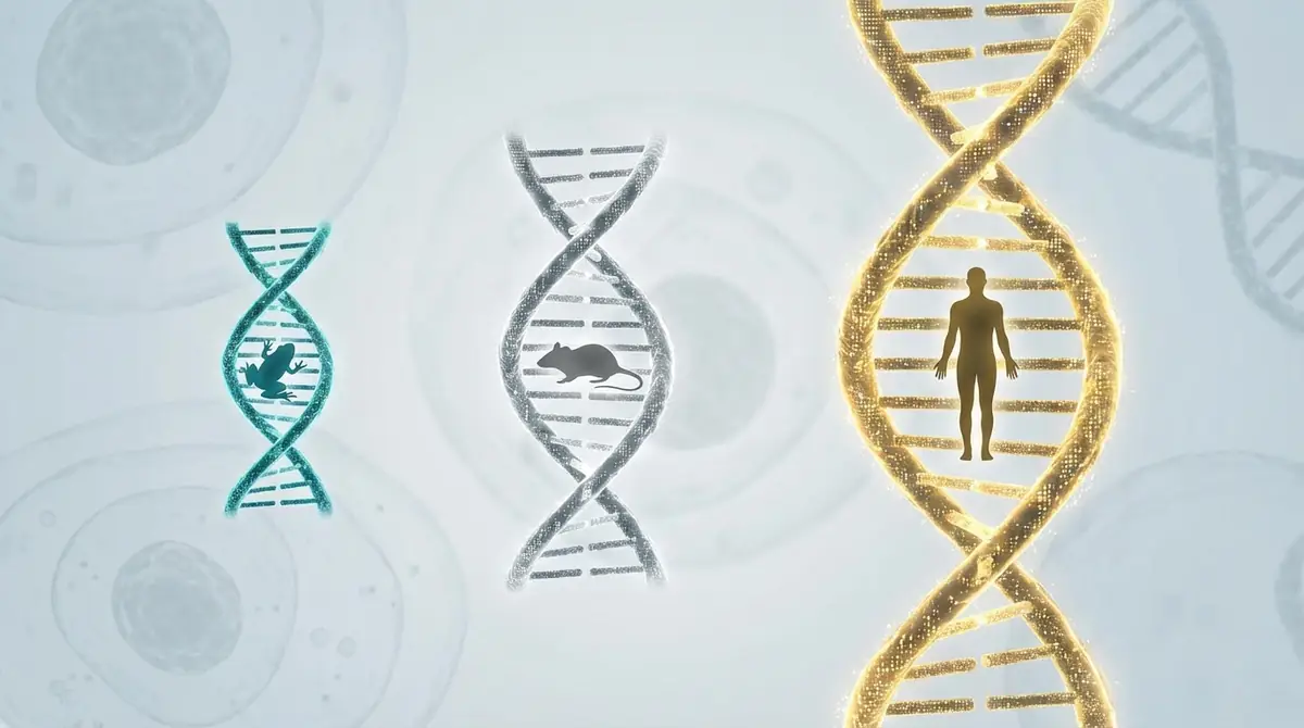 ゲノムサイズ比較｜ヒト・マウス・カエルとの違い