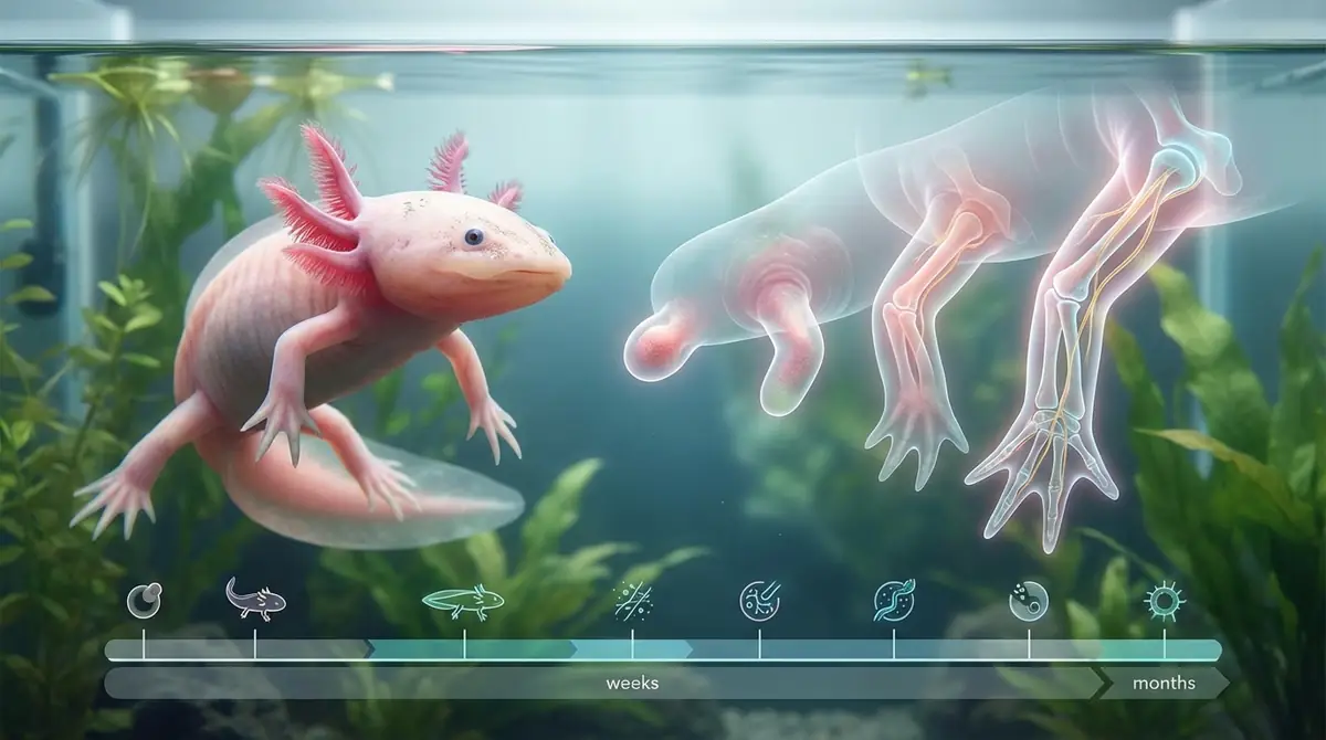 ウーパールーパーは何をどこまで再生できる?再生可能な部位と期間