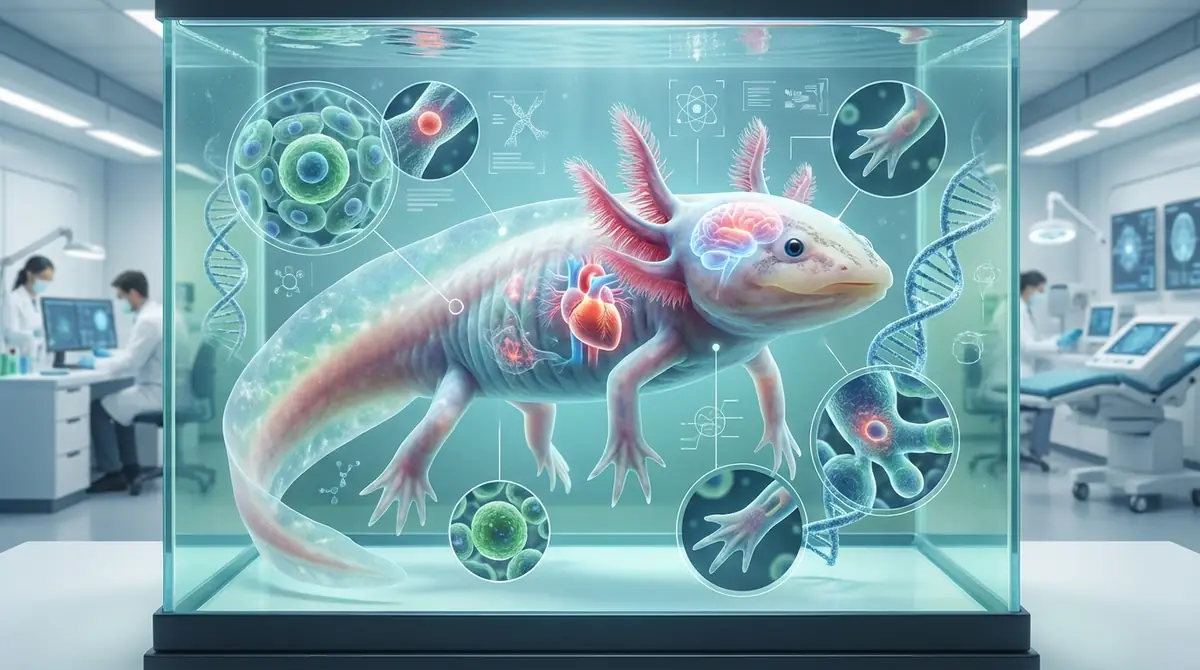 ウーパールーパーは手足・心臓・脳まで再生できる｜再生医療で注目される理由